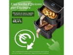 COSORI Friggitrice ad Aria Turbo Tower Pro Smart CSDC123SD - Cestello 10.8 L, Wi-Fi, 2630W, Nero/Oro - immagine 9
