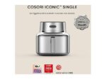 COSORI Friggitrice ad Aria Iconic Single CSSE601SC - Cestello 6.2 L, Wi-Fi, 1725W, Acciaio Inox - immagine 3