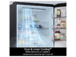 LG Frigorifero Combinato Libera Installazione GBBW322CEV - Fit & Max 70 cm, 33 dB, No Frost, Wi-Fi, Nero, Classe C - immagine 7