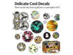 Wigento Set Adesivi Protettivi Skin Design Multicolore per DJI Neo Drone e Controller RC-N3 - immagine 4