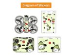 Wigento Set Adesivi Protettivi Skin Design Multicolore per DJI Neo Drone e Controller - immagine 2