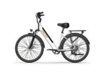 UrLife E26 Urbanbike Bicicletta Elettrica 750W 48V 10.4Ah Ruote 26'' Bianco Nero - immagine 2