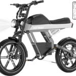 Hitway BK28 All Terrain Fat Bike Elettrica 250W 48V 25Ah Ruote 20" Idraulica Nero